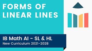 Forms of Linear Lines video thumbnail