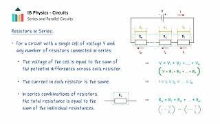 Electric Circuits - Series and Parallel Circuits video thumbnail